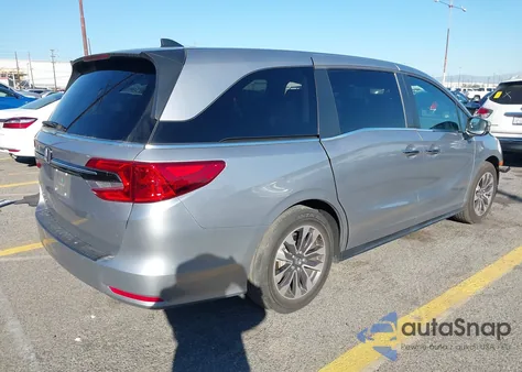 2022 Honda Odyssey Ex-L from USA, damaged, VIN 5FNRL6H7XNB030313